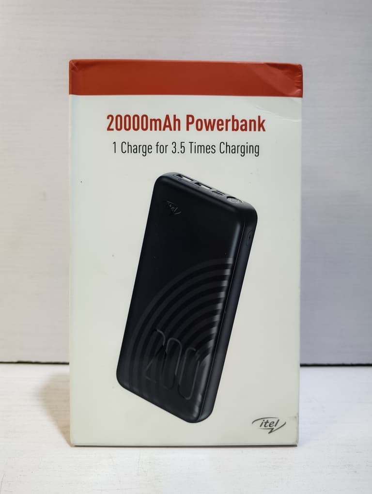 ITEL power bank  , 20,000 mAh