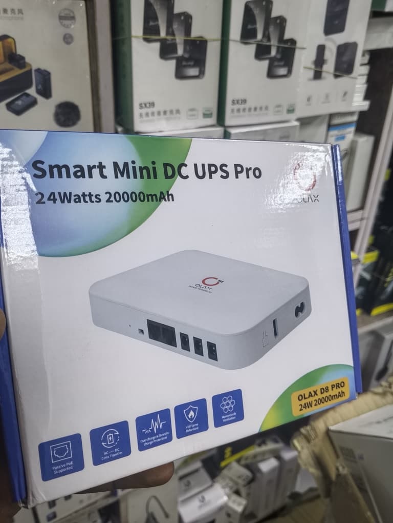 Olax smart mini DC ups power bank for routers 