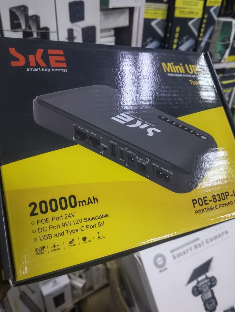 SKE smart key energy mini ups power bank for routers